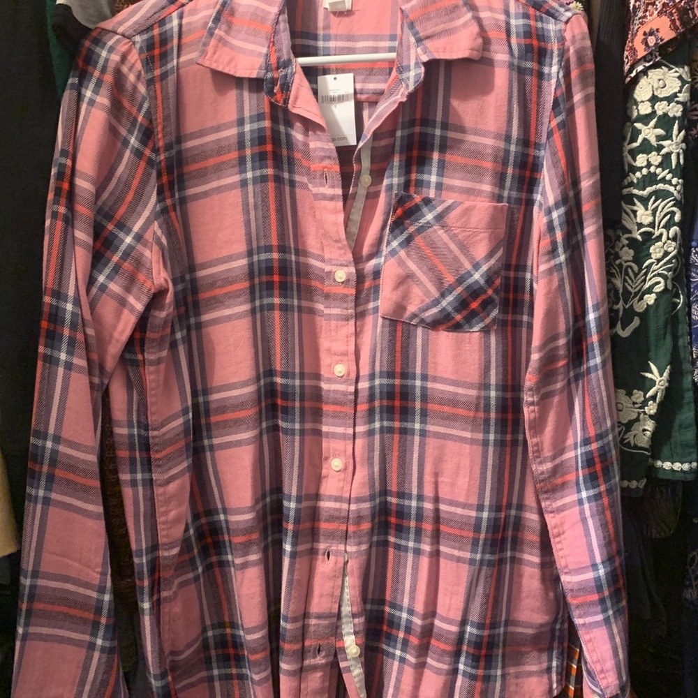 Plaid button down shirt from Gap